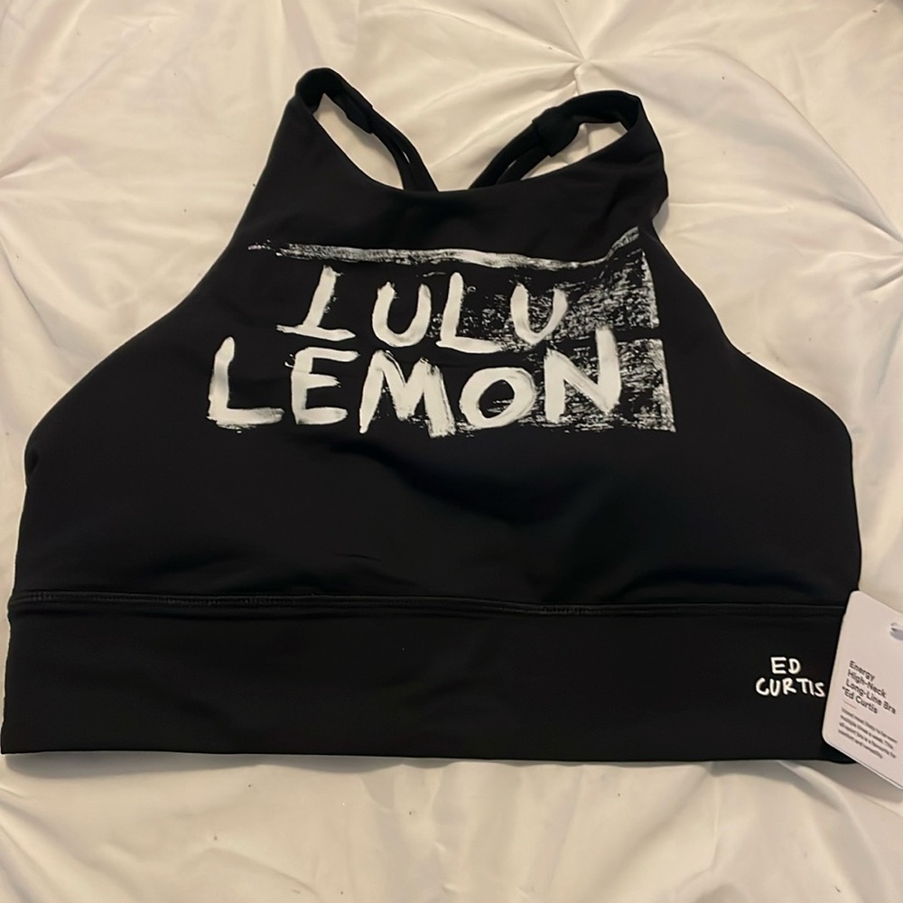 Lululemon Ed Curtis Black Long-line bra